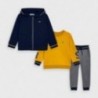 Tepláková souprava 2 mikiny a kalhoty pro chlapce Mayoral 4819-23 Žlutá