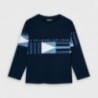 Tričko s dlouhým rukávem pro chlapce Mayoral 4056-23 námořnická modrá