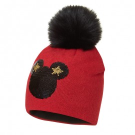 Broel SIGNE Zimní čepice dívčí červená barva