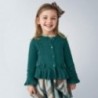 Dívčí svetr s volánkem Mayoral 4350-18 Zelená