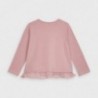 Tričko s dlouhým rukávem pro dívky Mayoral 4063-12 Růžový