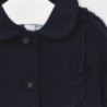 Kabát s límcem pro dívky Mayoral 2406-84 Granát