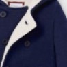 Chlapecký kostkovaný kabát Mayoral 2484-4 granát