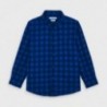 Kostkovaná košile pro chlapce Mayoral 4144-29 modrý /Černá