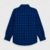 Kostkovaná košile pro chlapce Mayoral 4144-29 modrý /Černá