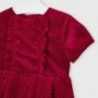 Sametové šaty pro dívky Mayoral 4972-92 červené