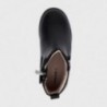 Kožené dívčí boty Mayoral 44131-38 černé