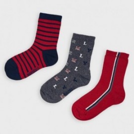 Chlapecké ponožky Mayoral 10873-11 červená / šedá