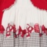 Šaty s bolerkem pro dívky Mayoral 2950-59 červené