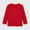 Tričko s dlouhým rukávem pro dívky Mayoral 4070-52 Červené