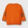 Chlapecký svetr s lemováním Mayoral 351-16 oranžový