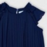 Dívčí skládané šaty Mayoral 3911-70 Námořnická modrá