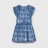 Šaty s potiskem holčičí Mayoral 3937-54 Modrá