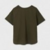 Tričko s potiskem pro dívku Mayoral 6021-16 Zelený