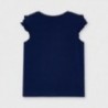 Tričko s krátkým rukávem pro dívky Mayoral 3013-78 granát