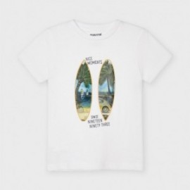 Chlapecké tričko s krátkým rukávem Mayoral 3030-56 Bílý