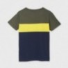 Tričko s krátkým rukávem pro chlapce Mayoral 6094-41 Granát/Zelená
