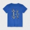 Tričko s krátkým rukávem pro chlapce Mayoral 3042-65 modré