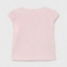 Tričko s krátkým rukávem pro dívky Mayoral 1081-70 růžová