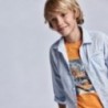 Tričko s krátkými rukávy pro chlapce Mayoral 6078-80 oranžový