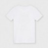 Tričko s krátkým rukávem pro chlapce Mayoral 6080-61 bílá