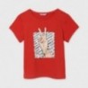 Dívčí tričko s krátkým rukávem Mayoral 6020-37 Červené