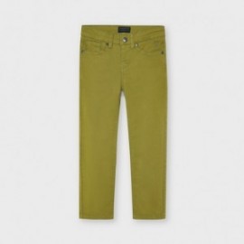 Chlapecké slim fit kalhoty Mayoral 509-68 Zelený