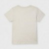Chlapecké tričko s potiskem Mayoral 3049-67 krémové