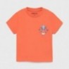 Tričko s krátkým rukávem pro chlapce Mayoral 1012-55 oranžový