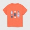 Tričko s krátkým rukávem pro chlapce Mayoral 1012-55 oranžový