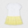 Dívčí kombinované šaty Mayoral 3916-82 Žluté