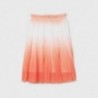 Skládaná ombre sukně pro dívku Mayoral 6908-41 oranžový