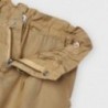 Volné kalhoty s opaskem holčičí Mayoral 3552-47 Hnědý