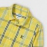 Žlutá kostkovaná košile Mayoral 3126-96 pro chlapce