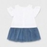 Dívčí šaty s tylem Mayoral 1993-16 Modré