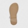 Pletené sandály pro dívky Mayoral 45269-46 stříbrný