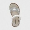Pletené sandály pro dívky Mayoral 43269-46 stříbrný