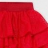 Tylová sukně pro dívku Mayoral 2939-61 červená