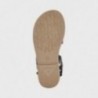 Dívčí sandály s oblázky Mayoral 45271-28 Černá