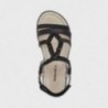 Dívčí sandály s oblázky Mayoral 47271-28 Černá