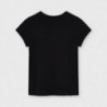 Tričko s krátkým rukávem pro dívku Mayoral 854-22 černé