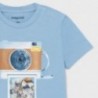 Tričko s krátkým rukávem pro chlapce Mayoral 1003-60 Modré