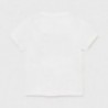 Tričko s krátkým rukávem pro chlapce Mayoral 1011-25 bílé