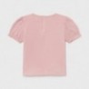 Tričko s potiskem pro dívky Mayoral 1077-45 Růžové