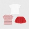 Tričko a sukně pro dívky Mayoral 1997-39 Červené