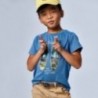 Tričko s krátkým rukávem pro chlapce Mayoral 3030-55 modrá