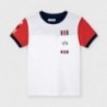 Tričko s krátkým rukávem pro chlapce Mayoral 3046-72 Červená/bílá