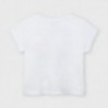 Tričko s vázáním pro dívky Mayoral 3077-83 Bílý