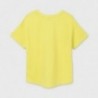 Dívčí tričko s potiskem Mayoral 6021-15 žluté