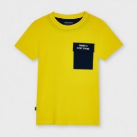 Tričko s kapsou pro chlapce Mayoral 6085-43 Žlutá